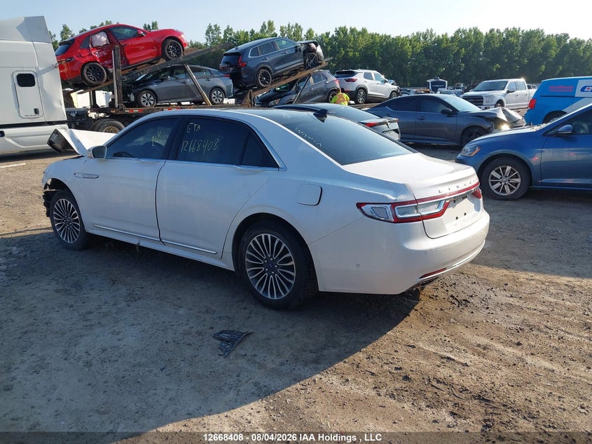 Vin: 1ln6l9nc9j5602517, lot: 3071245, lincoln continental reserve 20183