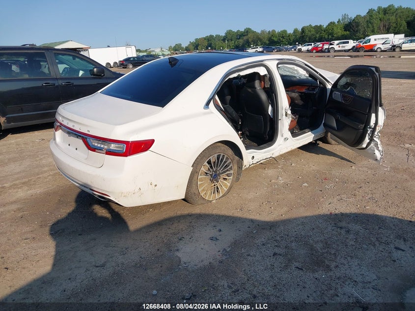 Vin: 1ln6l9nc9j5602517, lot: 3071245, lincoln continental reserve 20184