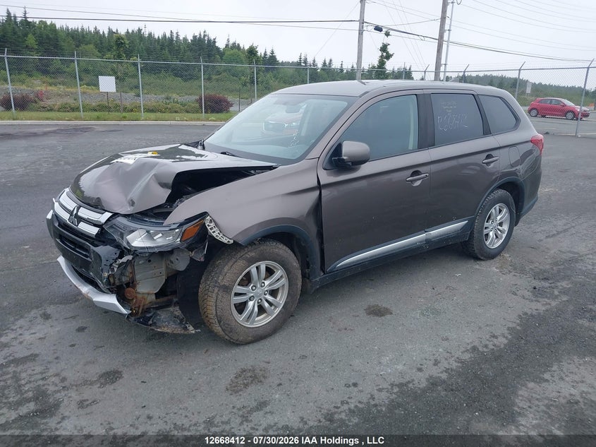 Vin: ja4az2a39hz611144, lot: 3071249, mitsubishi outlander es 20172