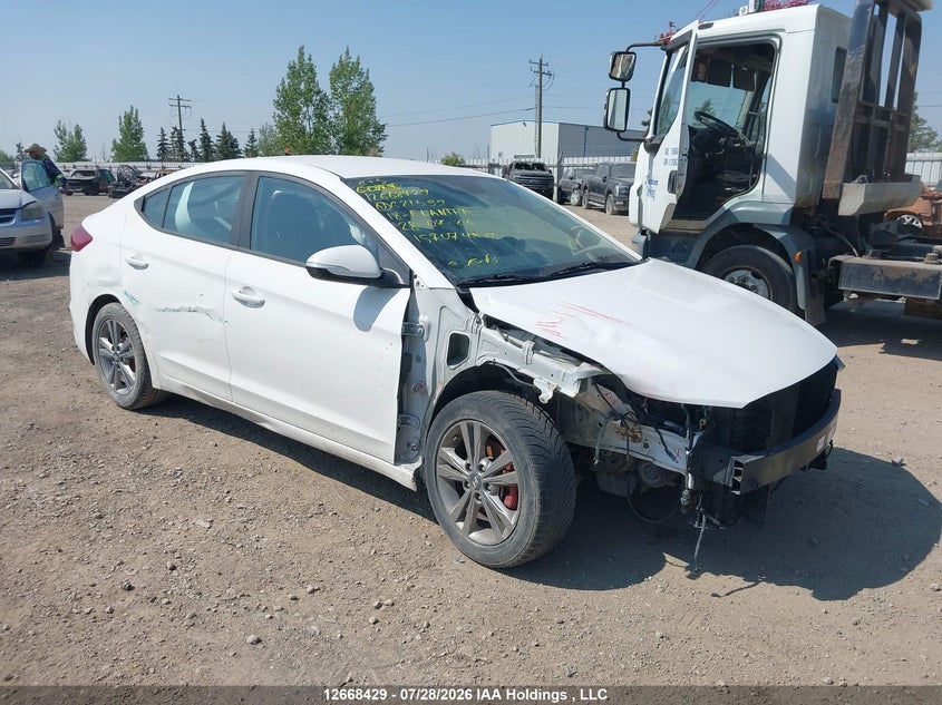 Vin: kmhd84lf2ju621599, lot: 3071266, hyundai elantra gl 2018 img_1