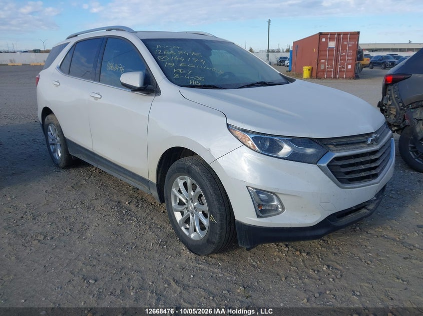 Vin: 2gnaxuev9k6144174, lot: 3071313, chevrolet equinox lt 20191