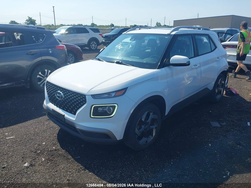2021 Hyundai Venue, Rear, IAAI, VIN KMHRC8A32MU106997 — photo 2