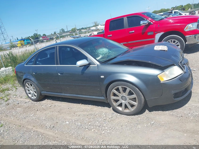 2004 AUDI RS6 SEDAN 4.2L V-8 DOHC, VVT, TURBO, 450HP