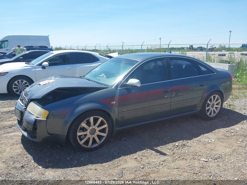 2004 AUDI RS6 SEDAN 4.2L V-8 DOHC, VVT, TURBO, 450HP