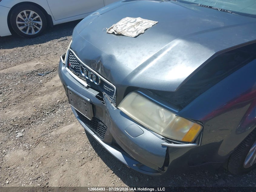 2004 AUDI RS6 SEDAN 4.2L V-8 DOHC, VVT, TURBO, 450HP