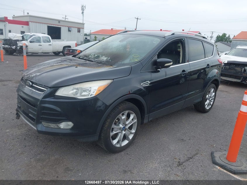 Vin: 1fmcu9j95eua47877, lot: 3071334, ford escape titanium 20142