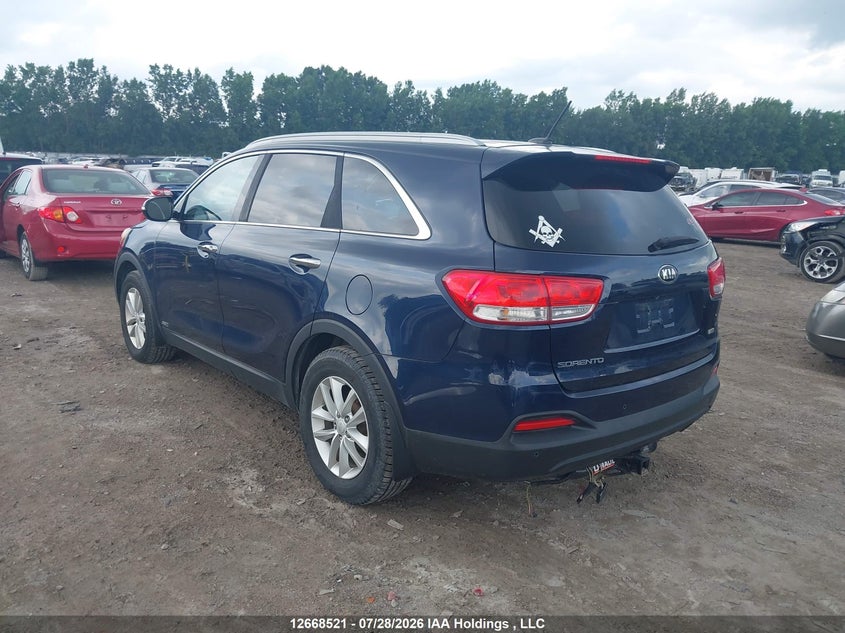 Vin: 5xypgda15gg127954, lot: 3071358, kia sorento lx/l 20163