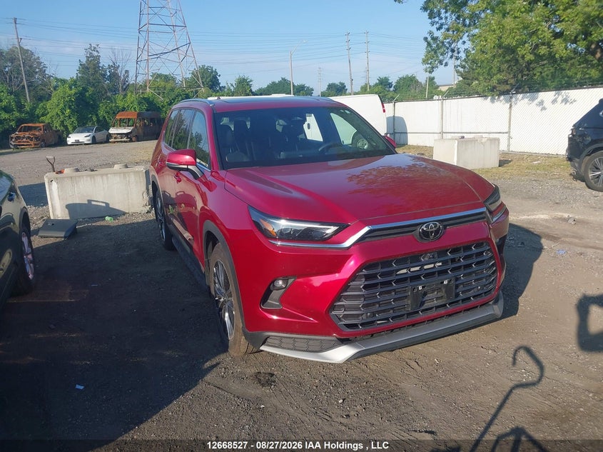 2024 Toyota Grand Highlander Hybrid Platinum, Theft Recovery, IAAI, VIN 5TDADAB59RS010186