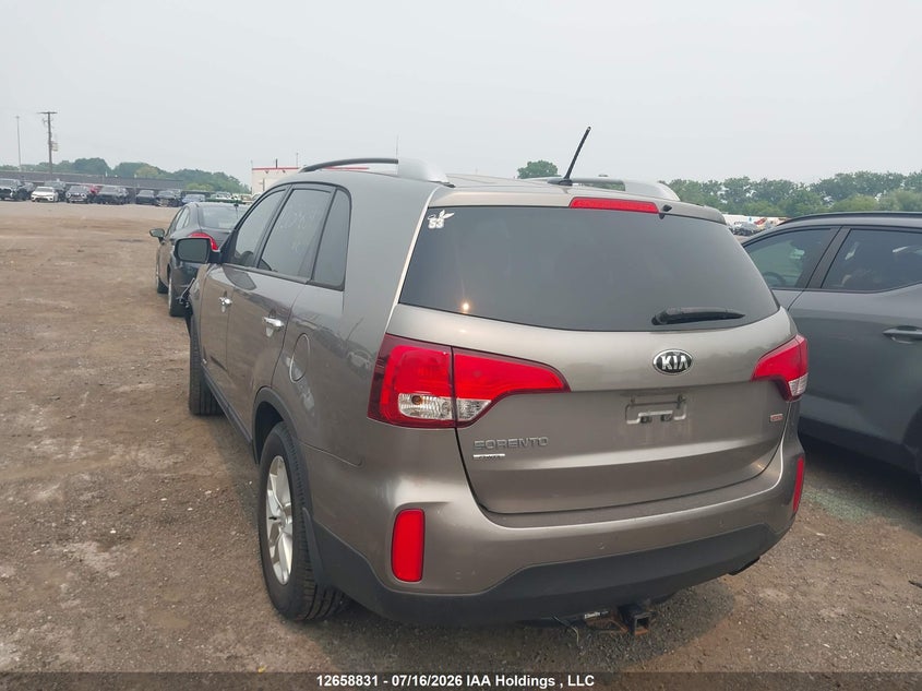 Vin: 5xyktca66fg605860, lot: 3071422, kia sorento lx 20153
