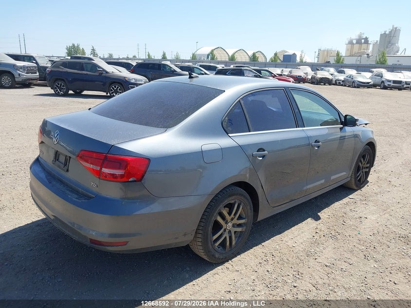 Vin: 3vwda7aj0fm224645, lot: 3071440, volkswagen jetta 2.0 tdi comfortline 20154