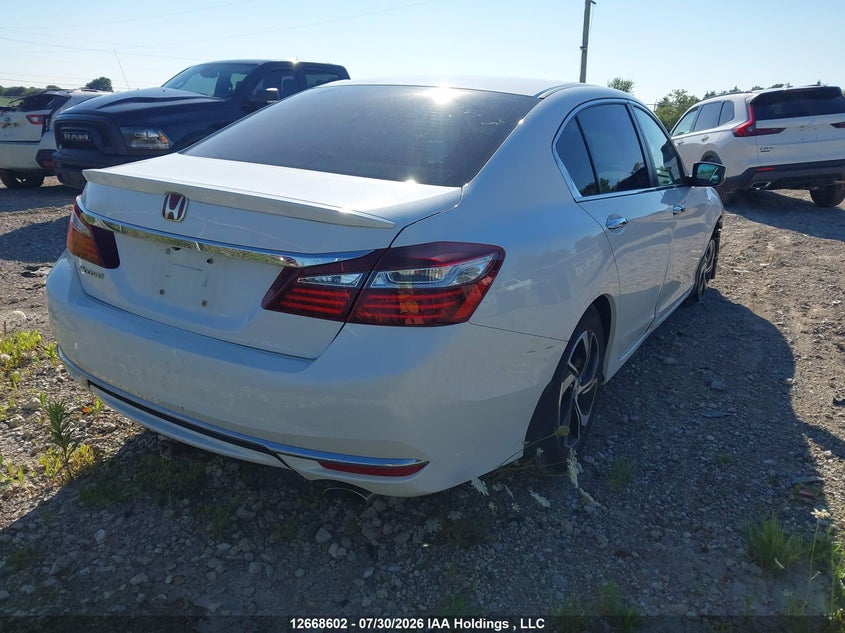 Vin: 1hgcr2f35ga018287, lot: 3071450, honda accord lx 20164