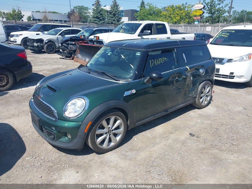 2012 Mini Cooper S Clubman, Левый бок, IAAI, VIN WMWZG3C5XCTY31758 — фото 2