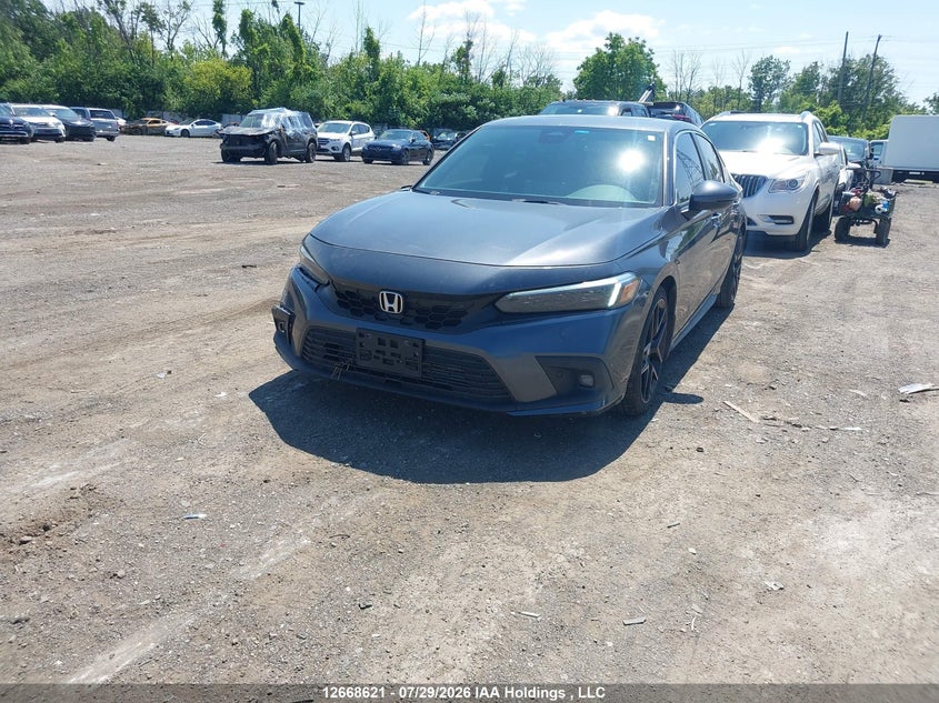 Vin: 19xfl1h88pe401959, lot: 3071469, honda civic sport touring 20232