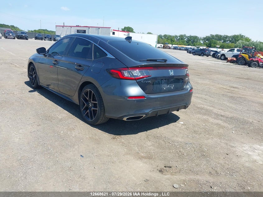 Vin: 19xfl1h88pe401959, lot: 3071469, honda civic sport touring 20233