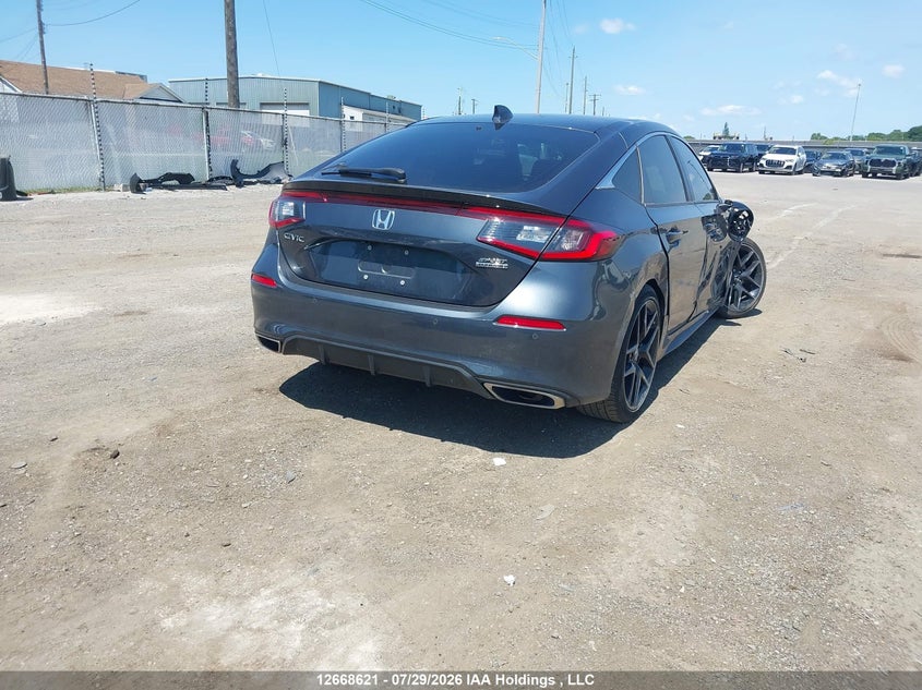Vin: 19xfl1h88pe401959, lot: 3071469, honda civic sport touring 20234