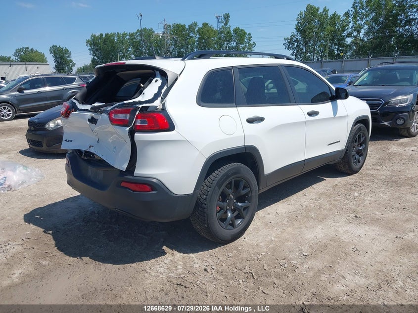Vin: 1c4pjmab3gw364035, lot: 3071477, jeep cherokee sport 20164