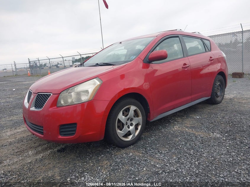 2010 Pontiac Vibe, Rear, IAAI, VIN 5Y2SP6E86AZ409798 — photo 2