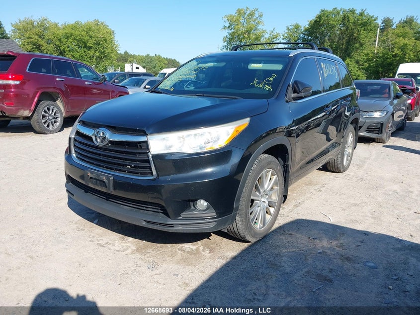 Vin: 5tdjkrfh1gs501714, lot: 3071544, toyota highlander xle 20162