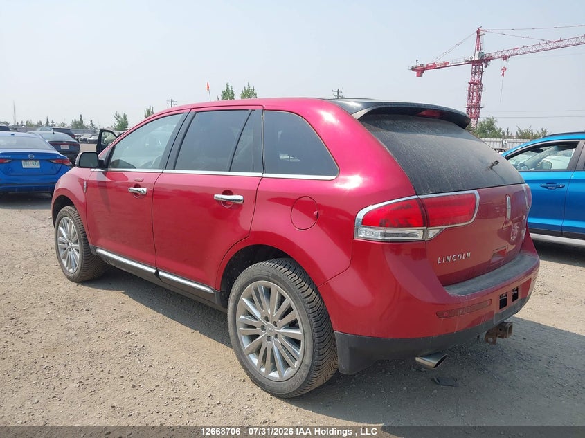 Vin: 2lmdj8jk2cbl13423, lot: 3071557, lincoln mkx 20123
