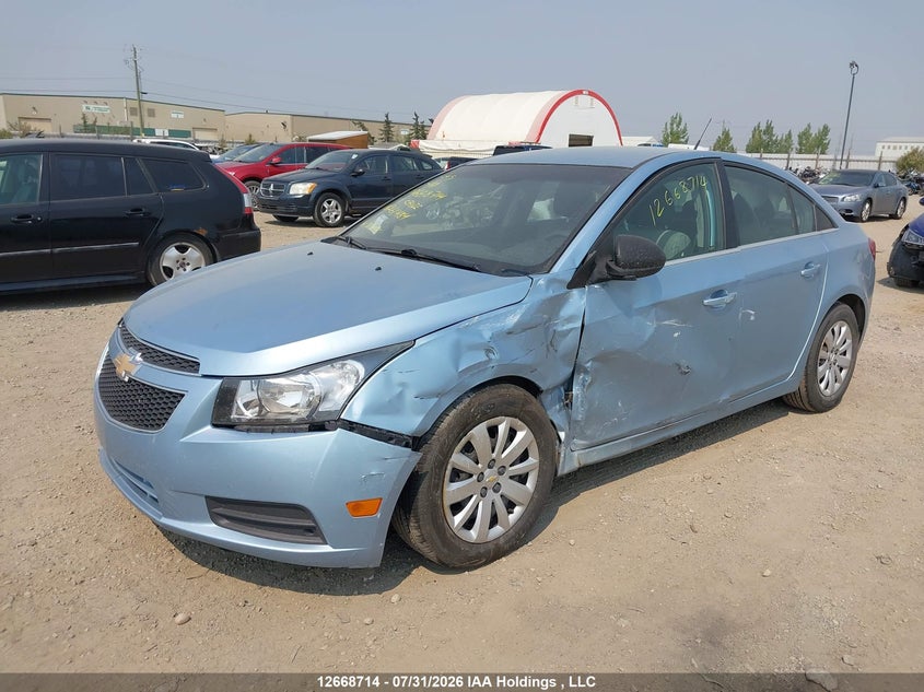 2011 Chevrolet Cruze Ls, Левый бок, IAAI, VIN 1G1PA5SH4B7261484 — фото 2