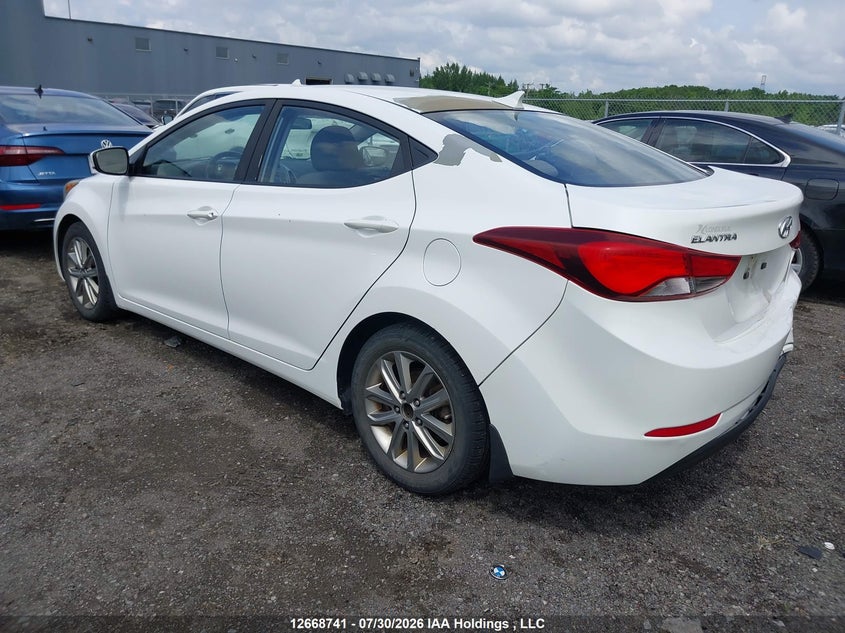 Vin: 5npdh4ae3eh487166, lot: 3071592, hyundai elantra se/sport/limited 20143