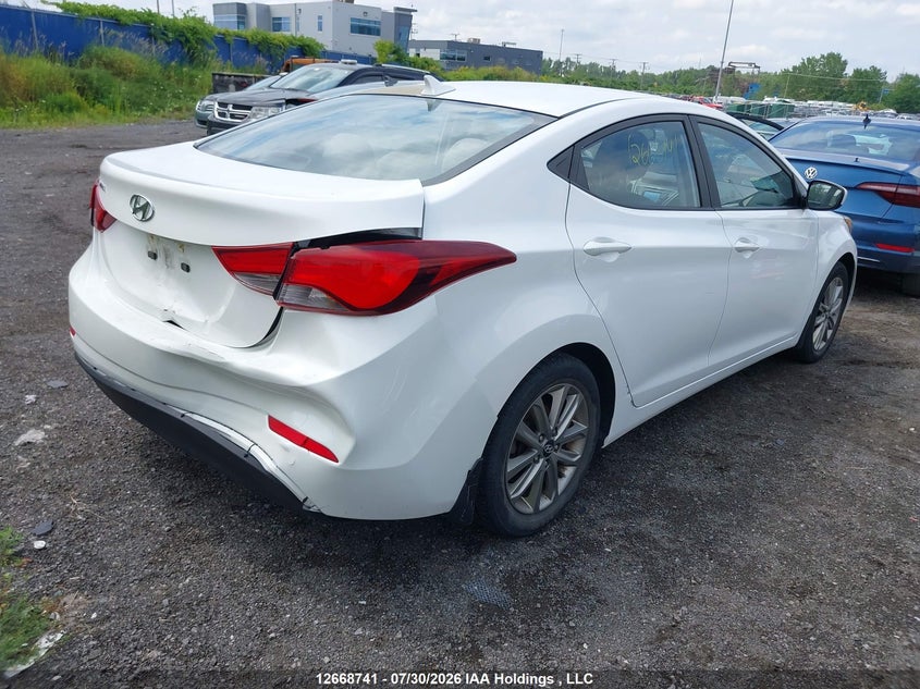 Vin: 5npdh4ae3eh487166, lot: 3071592, hyundai elantra se/sport/limited 20144