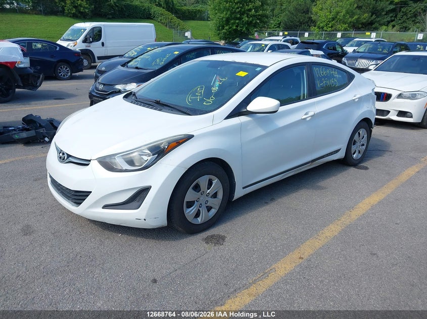 Vin: 5npdh4ae7gh731159, lot: 3071617, hyundai elantra l+ 20162
