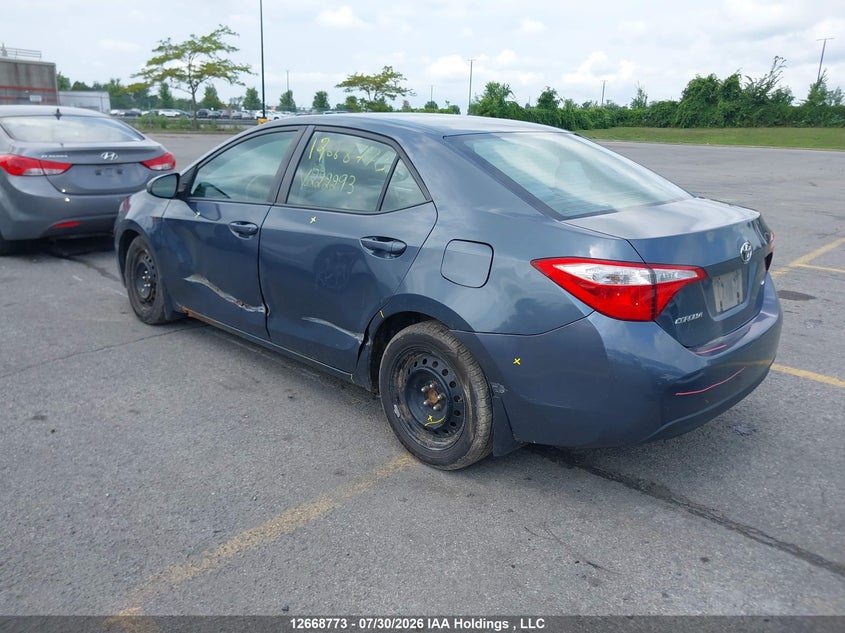 Vin: 2t1burhe0ec222293, lot: 3071626, toyota corolla 20143