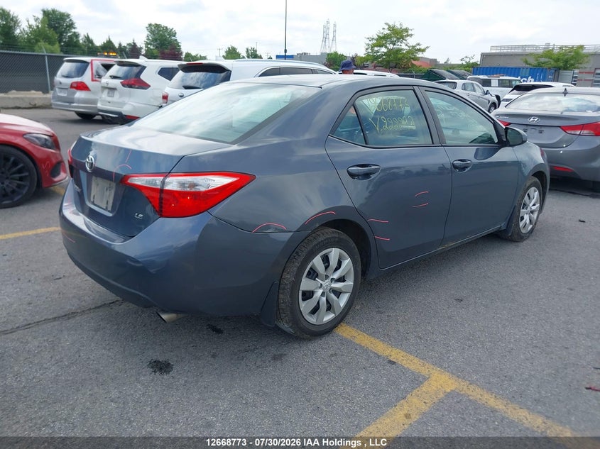Vin: 2t1burhe0ec222293, lot: 3071626, toyota corolla 20144