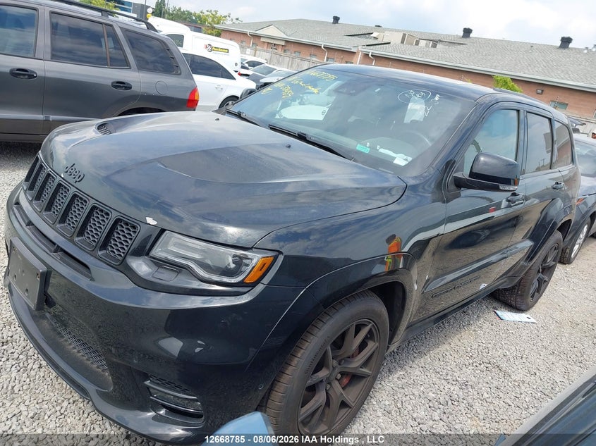 Vin: 1c4rjfdj1jc384557, lot: 3071638, jeep grand cherokee srt 20182