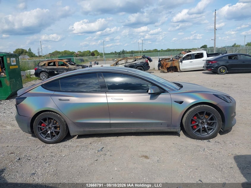 2022 TESLA MODEL 3 SEDAN ELECTRIC