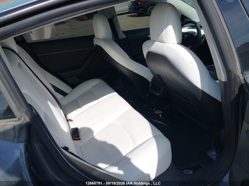 2022 TESLA MODEL 3 SEDAN ELECTRIC