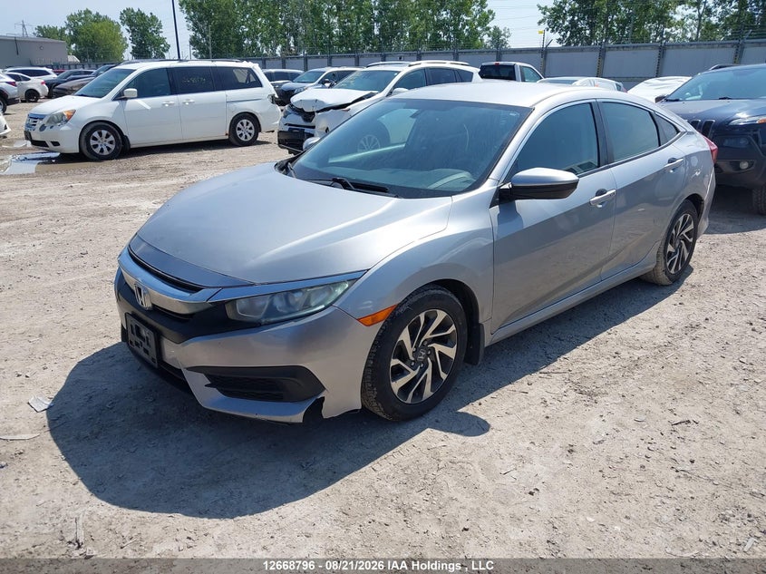 2017 Honda Civic, Удар спереду, IAAI, VIN 2HGFC2F56HH009388 — фото 2