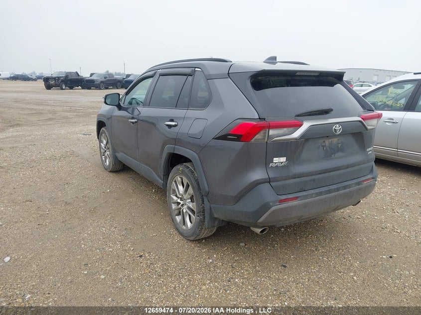 Vin: 2t3d1rfv2kc004895, lot: 3071661, toyota rav4 limited 20193