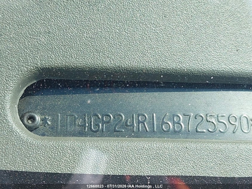 2006 DODGE CARAVAN VAN 3.3L V-6 180HP