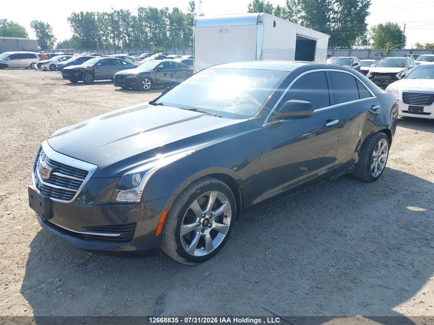 2015 Cadillac ATS, Left Side, IAAI, VIN 1G6AG5RX4F0115791 — photo 2