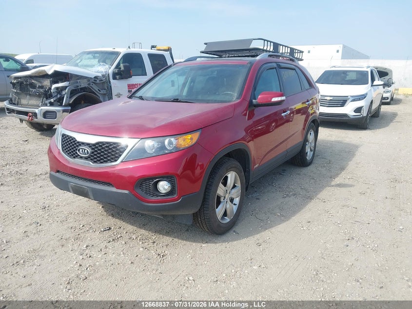 2013 Kia Sorento, Удар ззаду, IAAI, VIN 5XYKUDA27DG421637 — фото 2