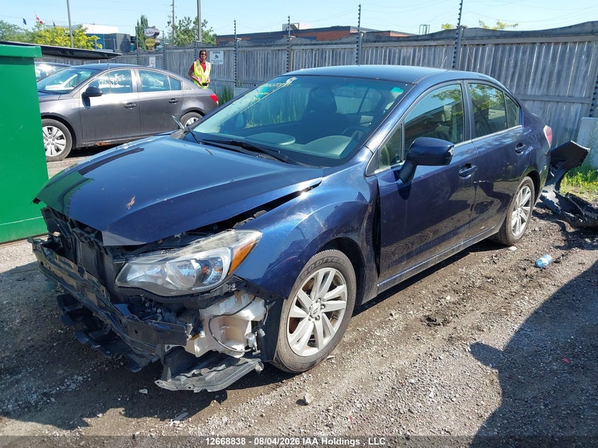 2016 Subaru Impreza, Front, IAAI, VIN JF1GJAB68GH010649 — photo 2