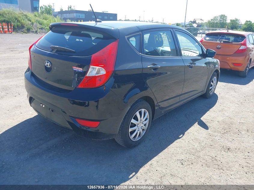 Vin: kmhct5ae6hu333542, lot: 3071723, hyundai accent le 20174