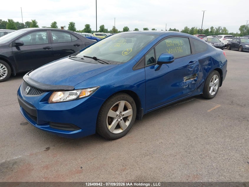 Vin: 2hgfg3b59dh005376, lot: 3071730, honda civic lx 20132