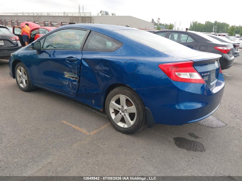 Vin: 2hgfg3b59dh005376, lot: 3071730, honda civic lx 20133