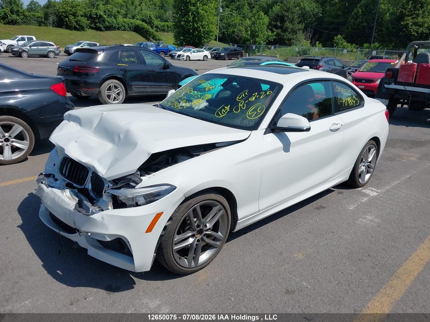 Vin: wba2j3c5xjva49824, lot: 3071731, bmw 2 series 20182