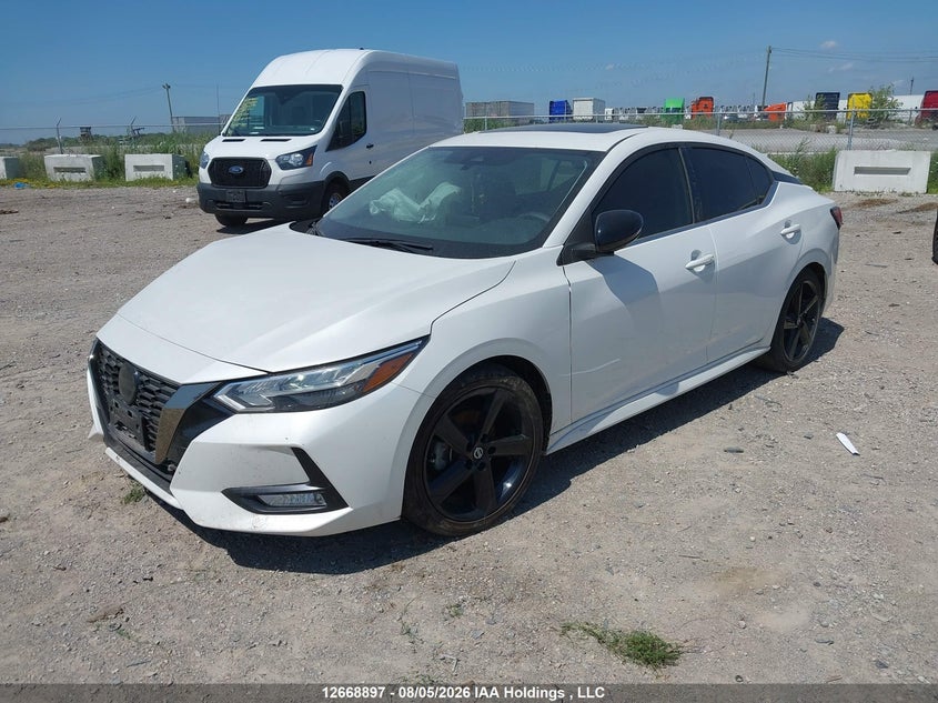 Vin: 3n1ab8dv6ny286925, lot: 3071780, nissan sentra sr/sr midnight edition 20222