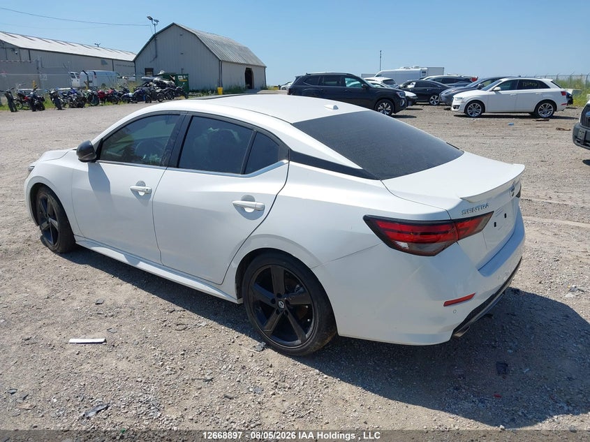 Vin: 3n1ab8dv6ny286925, lot: 3071780, nissan sentra sr/sr midnight edition 20223