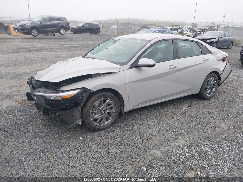 Vin: kmhlm4dg7su027090, lot: 3071785, hyundai elantra sel sport 20252