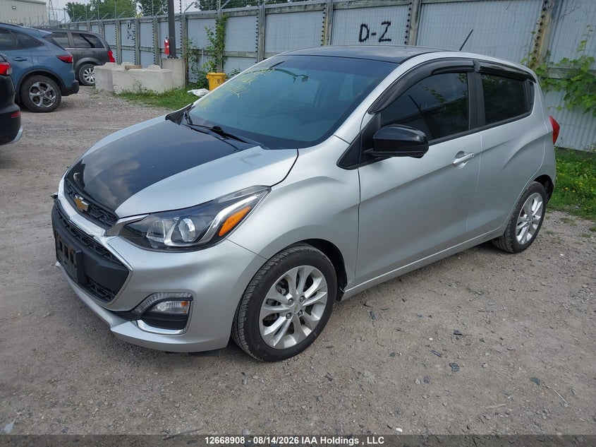 2019 Chevrolet Spark, Удар спереди, IAAI, VIN KL8CD6SA8KC763422 — фото 2