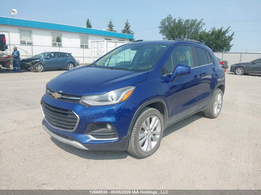 2017 Chevrolet Trax, Hail, IAAI, VIN 3GNCJRSB4HL159123 — photo 2