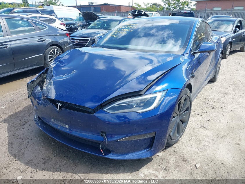 Vin: 5yjsa1e62nf477787, lot: 3071843, tesla model s 20222