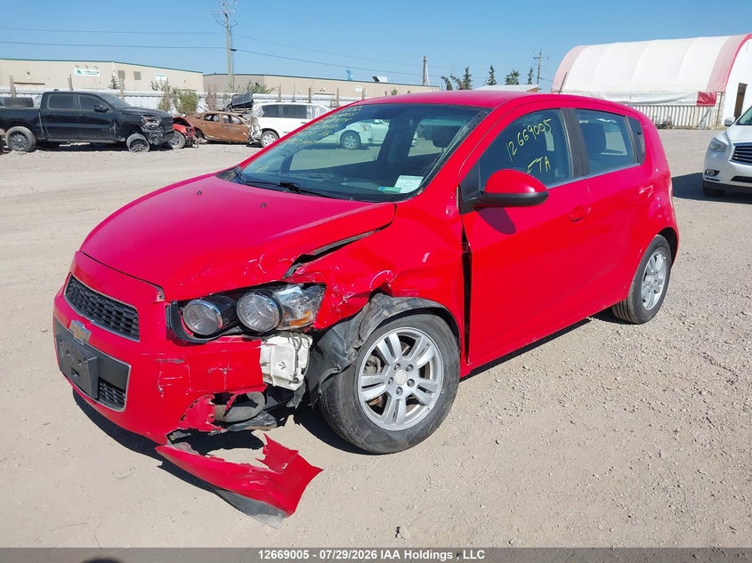 2016 Chevrolet Sonic, Front, IAAI, VIN 1G1JC6SB0G4166494 — photo 2