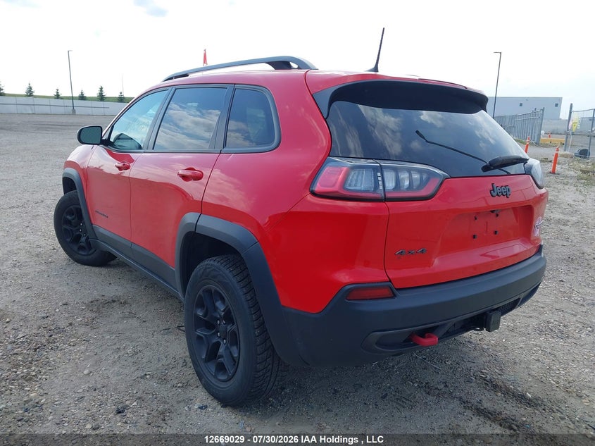 Vin: 1c4pjmbx4kd318311, lot: 3071919, jeep cherokee trailhawk 20193